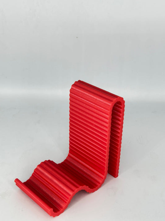 Red 3D Printed Phone Holder – Sleek & Durable Stand