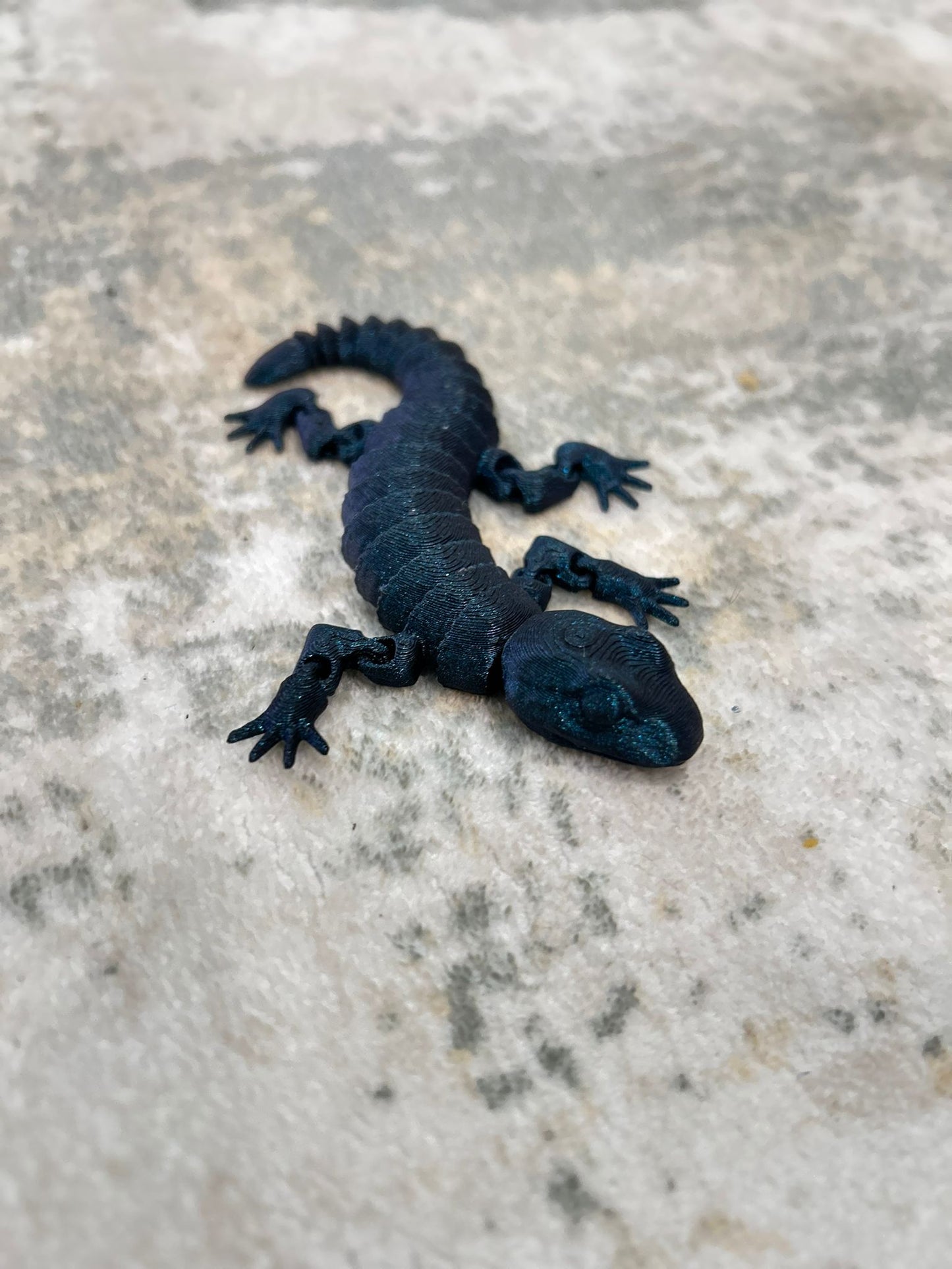 Mystical 3D Salamander – Elegance and Fire in Motion!