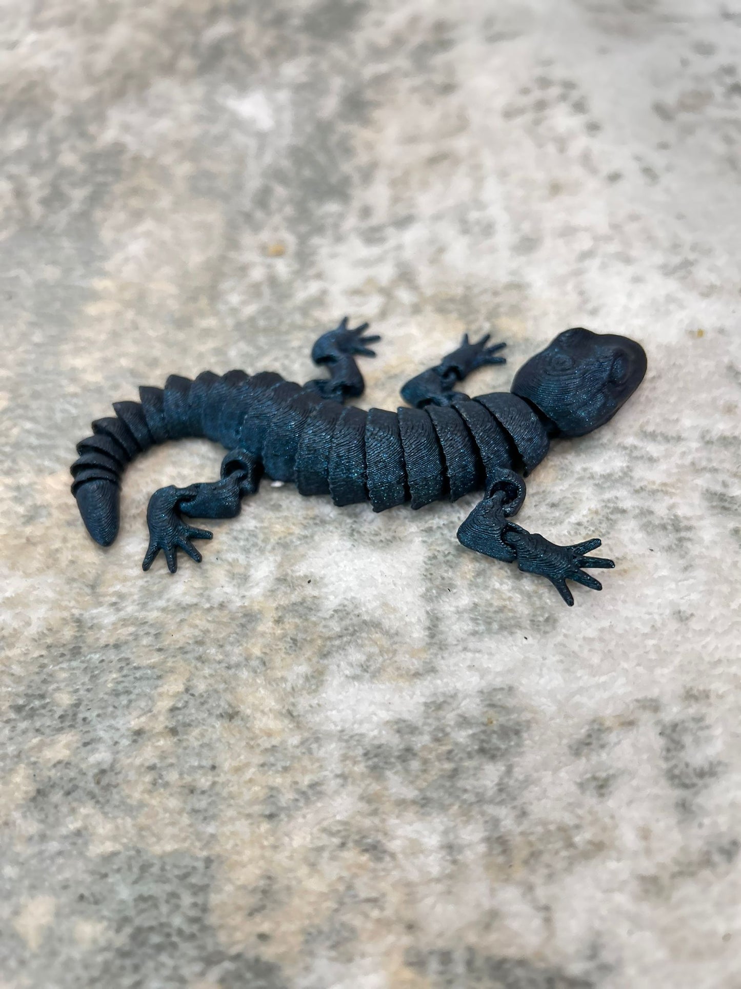 Mystical 3D Salamander – Elegance and Fire in Motion!